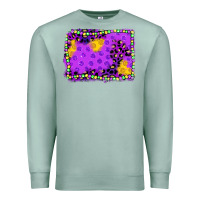 Seafoam mardi gras background Premium Sweatshirt - JahusDesignShop