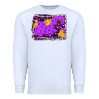 White mardi gras background Premium Sweatshirt - JahusDesignShop