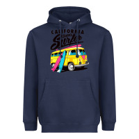 Navy california super surf Heavyweight Hoodie - artisFamous