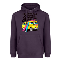 Plum california super surf Heavyweight Hoodie - artisFamous