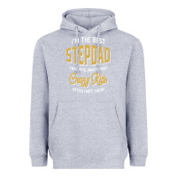 Heather Grey I'm The Best Stepdad | Father's Day Heavyweight Hoodie - artisFamous