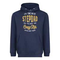 Navy I'm The Best Stepdad | Father's Day Heavyweight Hoodie - artisFamous