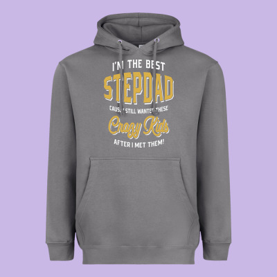 I'm The Best Stepdad | Father's Day Heavyweight Hoodie Designed By Artisfamous