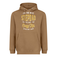 Toasted Coconut I'm The Best Stepdad | Father's Day Heavyweight Hoodie - artisFamous