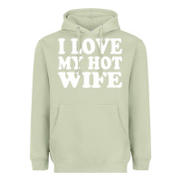 Matcha i love my hot wife Heavyweight Hoodie - artisFamous