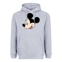 Heather Grey micky mouse Heavyweight Hoodie - artisFamous