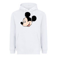 White micky mouse Heavyweight Hoodie - artisFamous