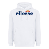White Ellesse Heavyweight Hoodie - artisFamous