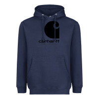 Navy Carhartt Heavyweight Hoodie - artisFamous