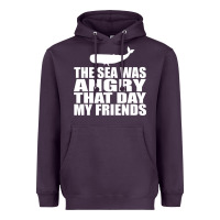 Plum seinfeld   the sea was angry that day my friends Heavyweight Hoodie - artisFamous