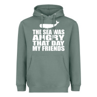 Sage seinfeld   the sea was angry that day my friends Heavyweight Hoodie - artisFamous