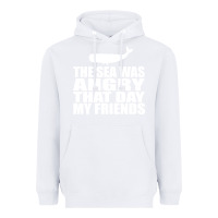 White seinfeld   the sea was angry that day my friends Heavyweight Hoodie - artisFamous