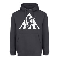 The Ministry Of Silly Walks Distressed Heavyweight Hoodie | Teevron