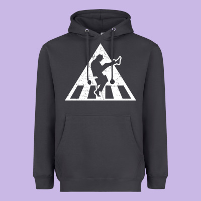 The Ministry Of Silly Walks Distressed Heavyweight Hoodie Designed By Artisfamous