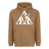 Toasted Coconut The Ministry of Silly Walks Distressed Heavyweight Hoodie - artisFamous