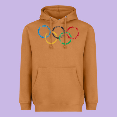Olympic Rings Heavyweight Hoodie Designed By Artisfamous