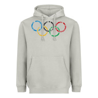 Moon Dust OLYMPIC RINGS Heavyweight Hoodie - artisFamous
