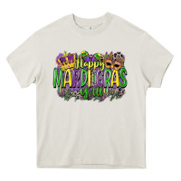 Cream happy mardi gras yall Heavy Core Tee - CowGirlArtShop