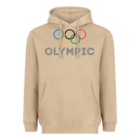 Mushroom OLYMPIC RINGS Heavyweight Hoodie - artisFamous