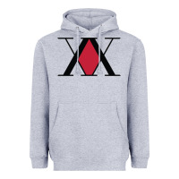 Heather Grey x hunter x Heavyweight Hoodie - artisFamous