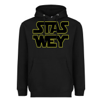 Black Stas Wey Heavyweight Hoodie - artisFamous
