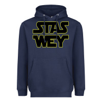 Navy Stas Wey Heavyweight Hoodie - artisFamous