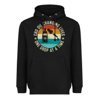 Black CBD Oil Changing Lives Heavyweight Hoodie - artisFamous