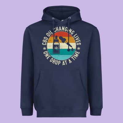 Cbd Oil Changing Lives Heavyweight Hoodie Designed By Artisfamous