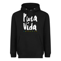 Black costa rica pura vida Heavyweight Hoodie - artisFamous