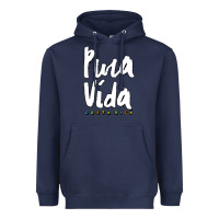 Navy costa rica pura vida Heavyweight Hoodie - artisFamous