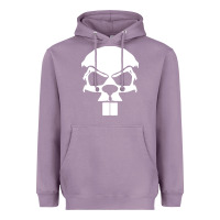 Lavender crazy beaver skull Heavyweight Hoodie - artisFamous