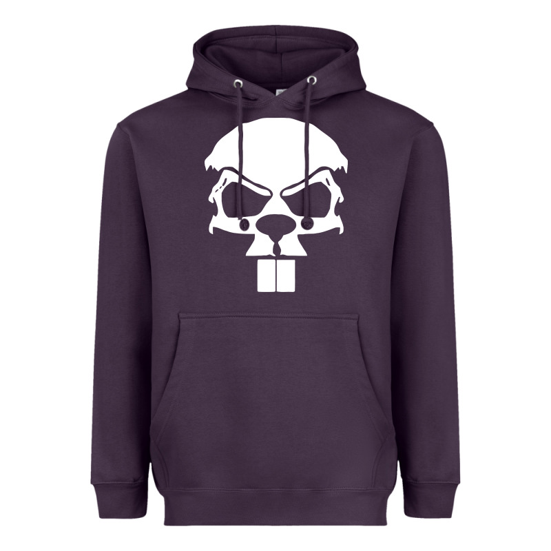 Crazy Beaver Skull Heavyweight Hoodie by artisFamous | Teevron