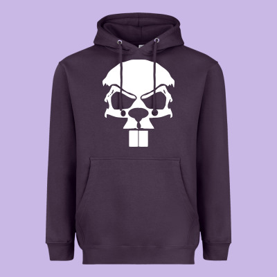 Crazy Beaver Skull Heavyweight Hoodie Designed By Artisfamous