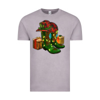 Vintage Zinc cowboy hat with boots christmas Vintage Tee - RanaPortraitStore