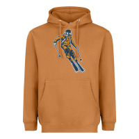 Meerkat born to ski Heavyweight Hoodie - artisFamous