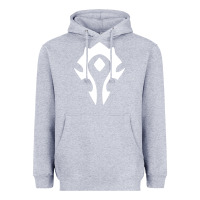 Heather Grey horde symbol Heavyweight Hoodie - artisFamous