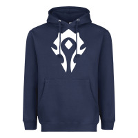 Navy horde symbol Heavyweight Hoodie - artisFamous