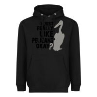 Black i just really like pelicans okay Heavyweight Hoodie - artisFamous