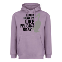 Lavender i just really like pelicans okay Heavyweight Hoodie - artisFamous