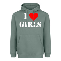 Sage i love girls Heavyweight Hoodie - artisFamous
