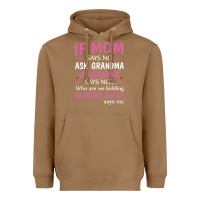 Toasted Coconut if mom says no ask grandma if grandma says no Heavyweight Hoodie - artisFamous