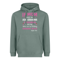 Sage if mom says no ask grandma if grandma says no Heavyweight Hoodie - artisFamous