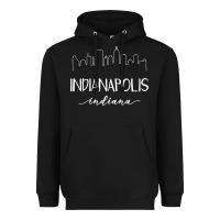 Black indiana Heavyweight Hoodie - artisFamous
