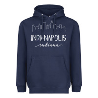 Navy indiana Heavyweight Hoodie - artisFamous