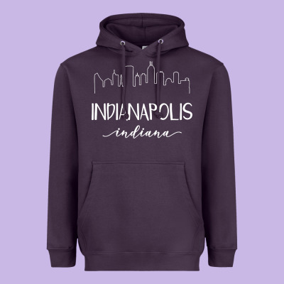 Indiana Heavyweight Hoodie Designed By Artisfamous
