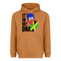 Meerkat jamaican and haitian mix flag dna heritage Heavyweight Hoodie - artisFamous