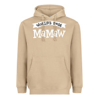 Mushroom World's Best Mamaw Ever Heavyweight Hoodie - artisFamous