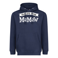 Navy World's Best Mamaw Ever Heavyweight Hoodie - artisFamous