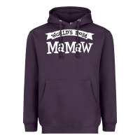 Plum World's Best Mamaw Ever Heavyweight Hoodie - artisFamous