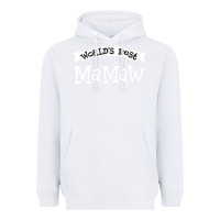 White World's Best Mamaw Ever Heavyweight Hoodie - artisFamous